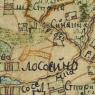 Карта витебской и минской губерни 1920